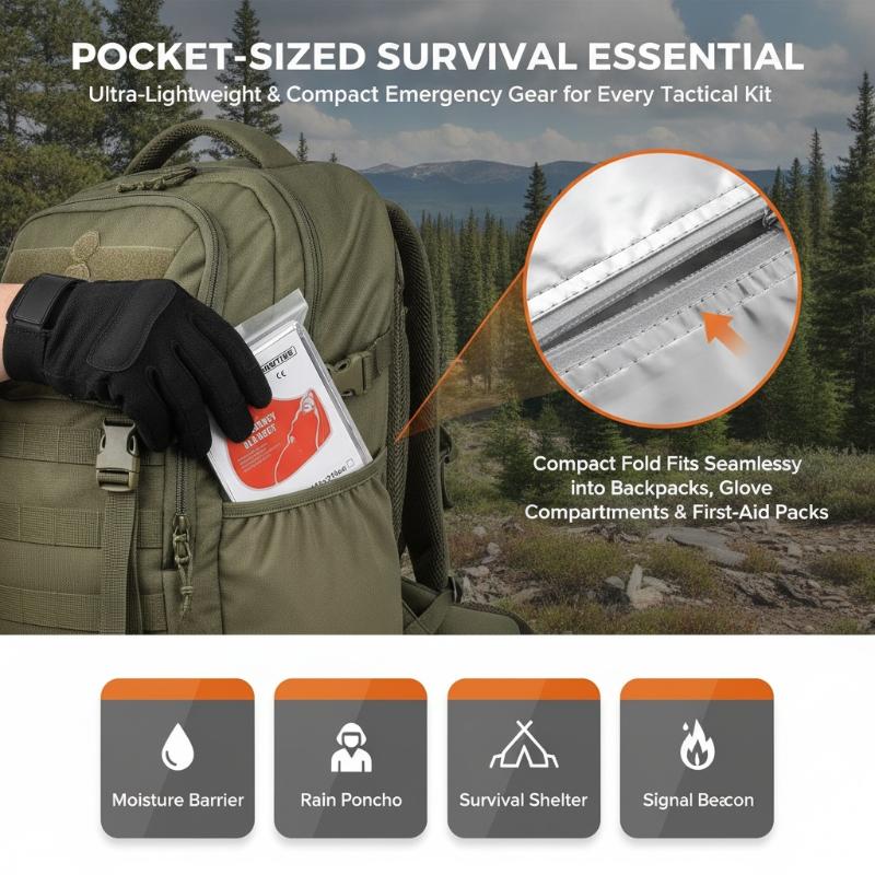 5Pcs Waterproof Reflective The - đánh giá và giá Survival Blanket Reflective