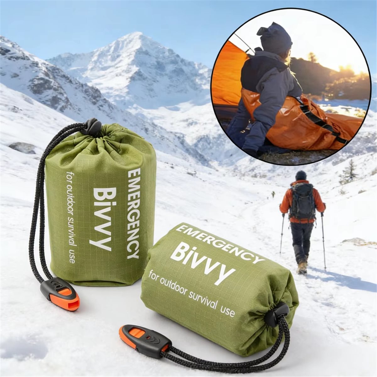 Emergency Sleeping Bag Surviva - đánh giá và giá Bivy Bag Emergency