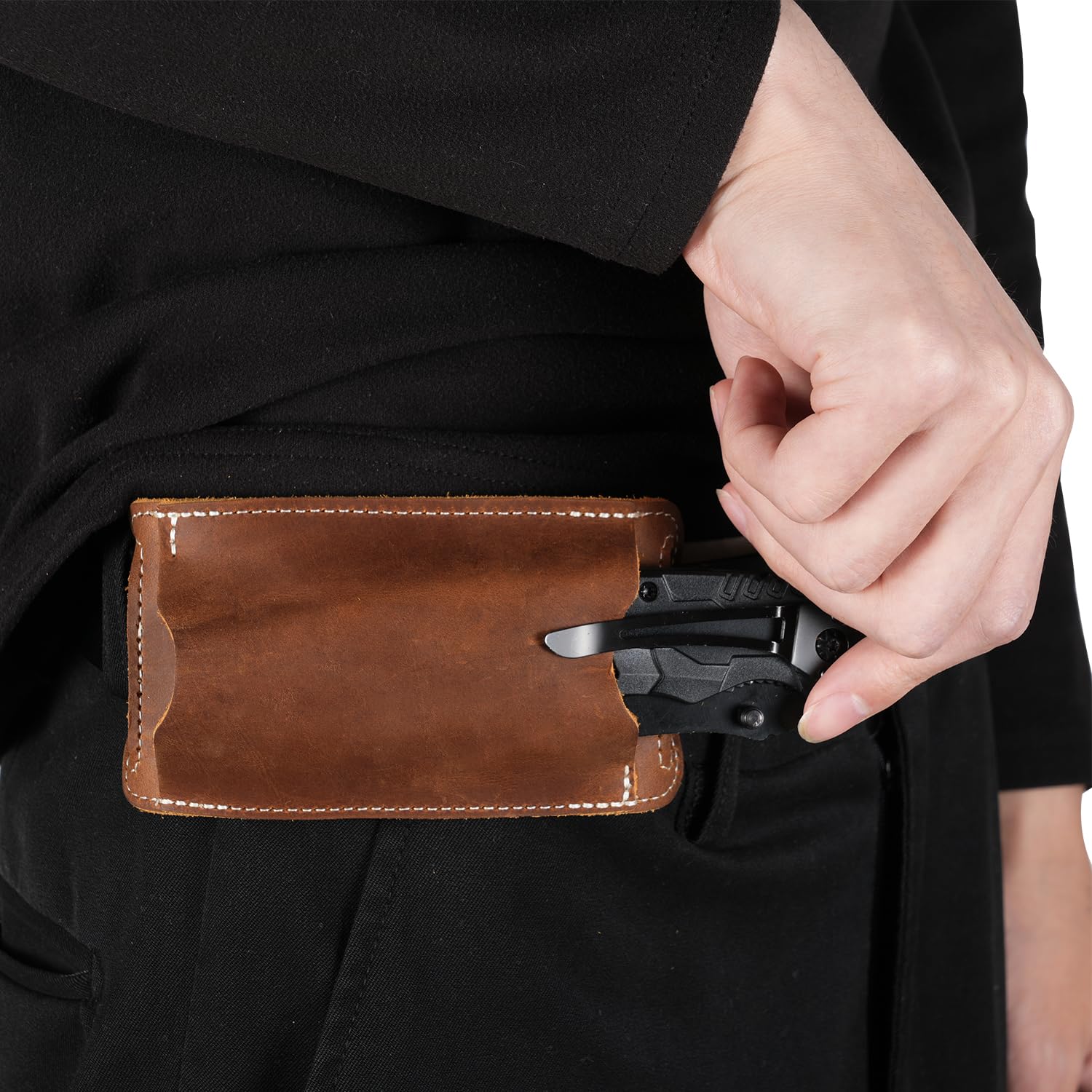 Genuine Leather EDC Folding Kn - đánh giá và giá Magnesium Fire Starter