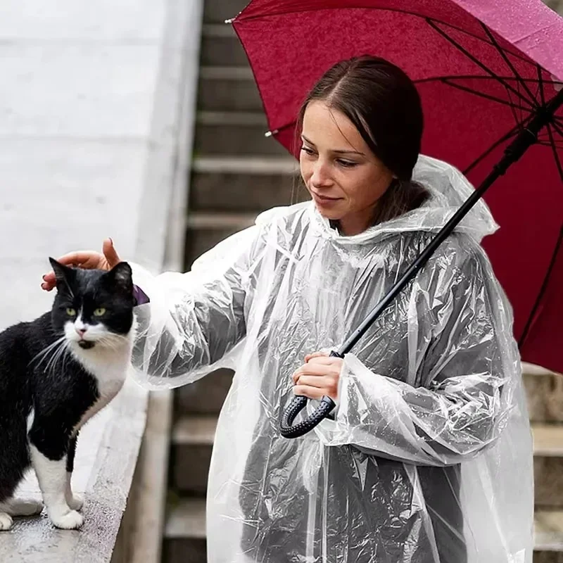 5/10PCS Compact Disposable Rai - đánh giá và giá Emergency Poncho Rain